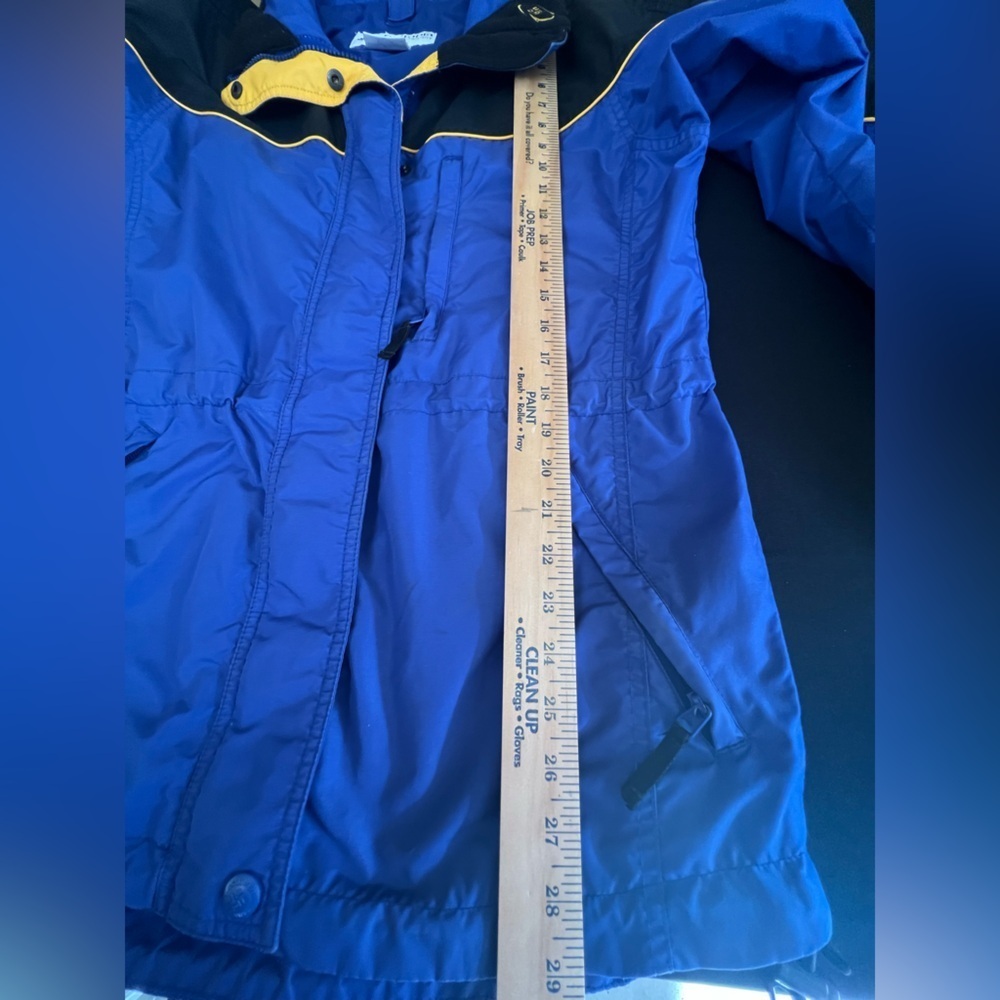 COLUMBIA LADIES VINTAGE BOULDER RIDGE JACKET FULL ZIPPER WINDBREAKER/RAIN COAT. - Picture 3 of 6